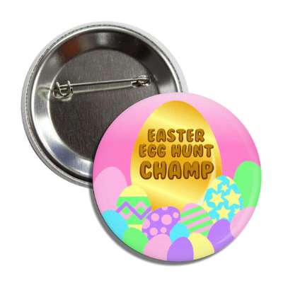 easter egg hunt champ deep pink sky button