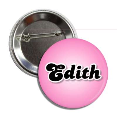 edith female name pink button