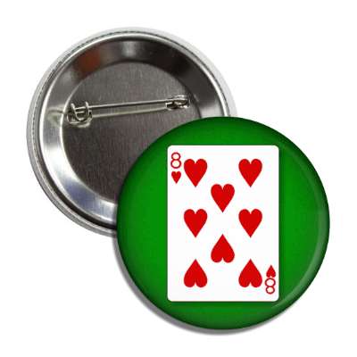 eight of hearts playing card button