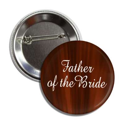 father of the bride red curtain button