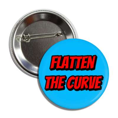 flatten the curve light blue button