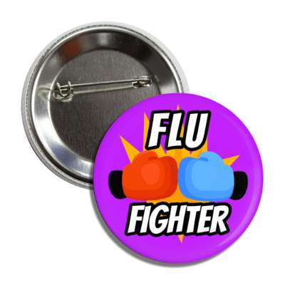 flu fighter boxing gloves purple button