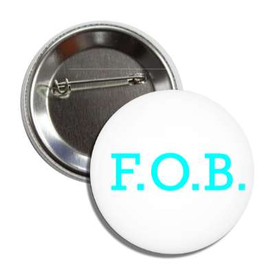 fob friend of bride white aqua button