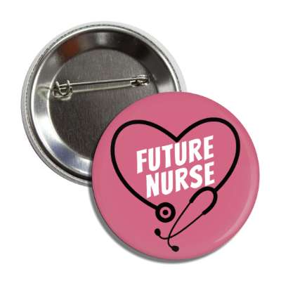 future nurse plum button