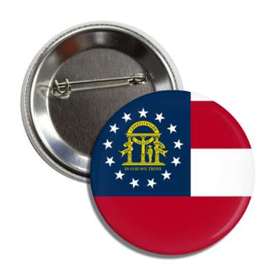 georgia state flag usa button