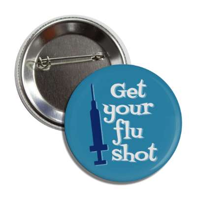 get your flu shot blue button