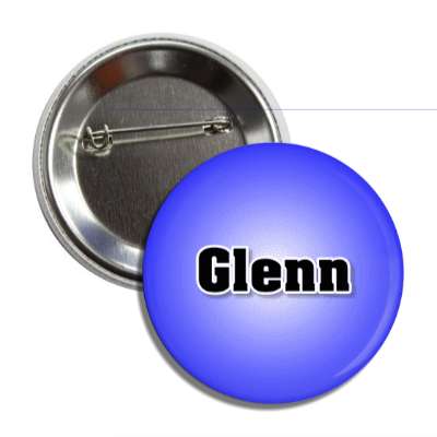 glenn male name blue button