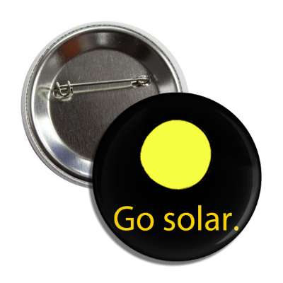 go solar sun space button