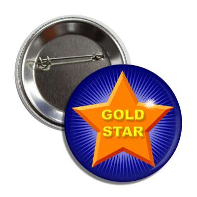 gold star orange blue button