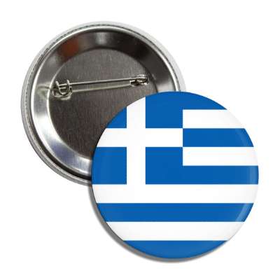 greece greek flag country button