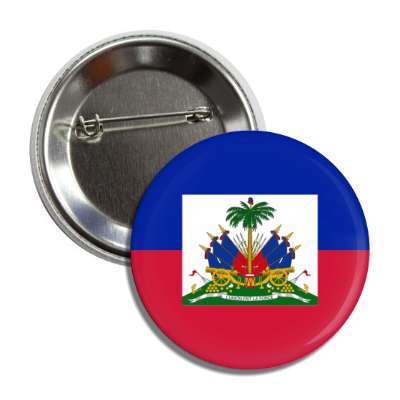 haitia flag haitian button