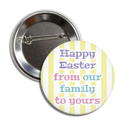 happy easter from our family to yours button
