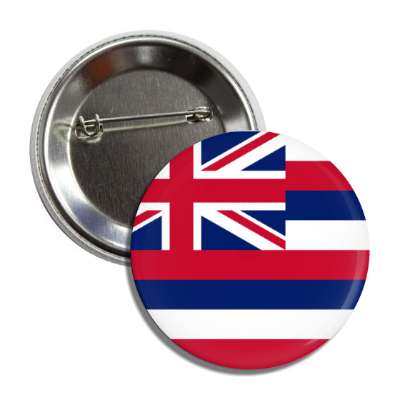 hawaii state flag usa button