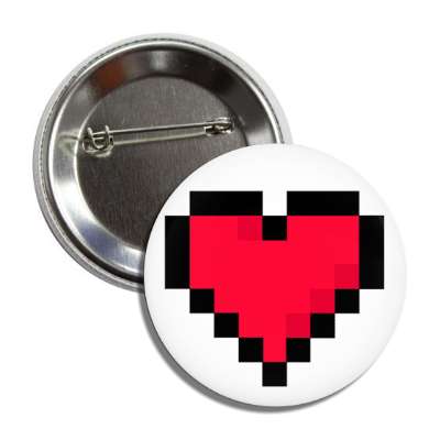 heart pixel white button