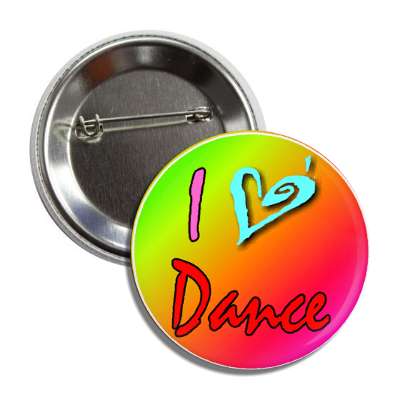 i love dance button