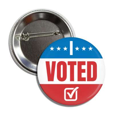 i voted red white blue classic checkbox button
