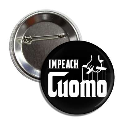 impeach cuomo ny governor godfather mafia parody black button