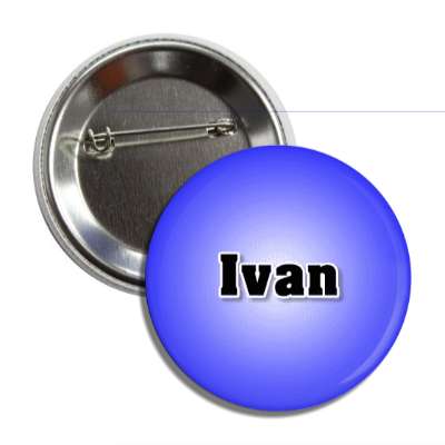 ivan male name blue button