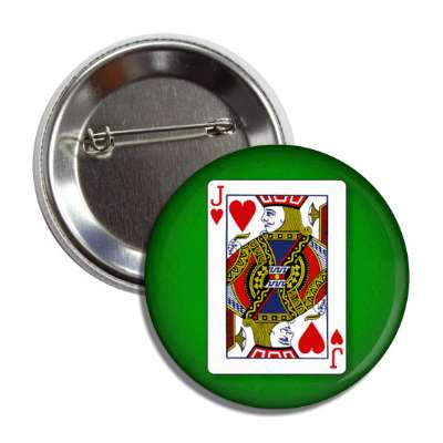 jack of hearts playing card button