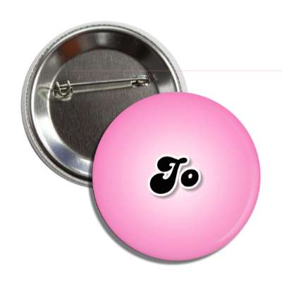 jo female name pink button