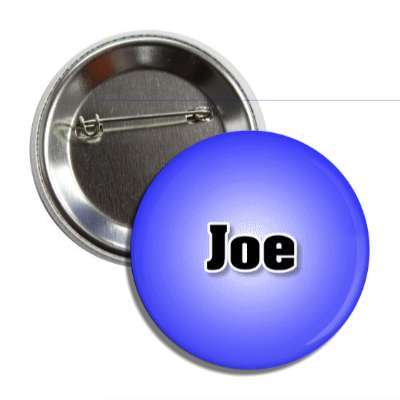 joe male name blue button