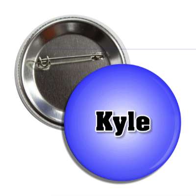kyle male name blue button