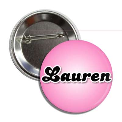 lauren female name pink button