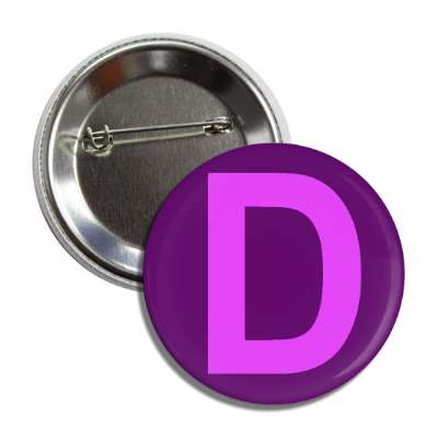 letter d capital purple button