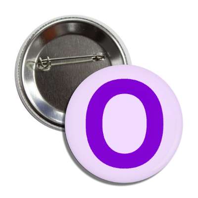 letter o capital purple button