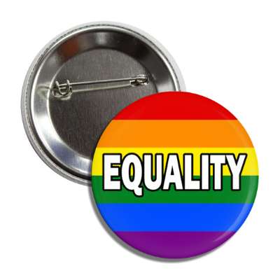 lgbt equality rainbow flag button