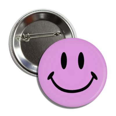 lilac classic smiley face button