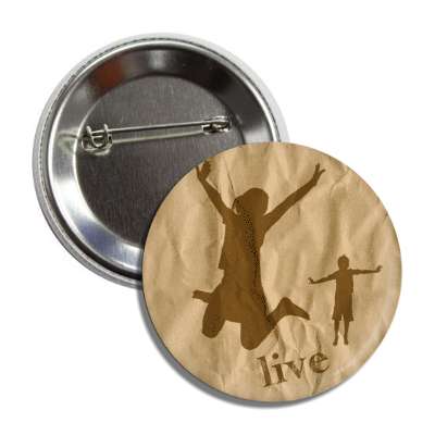 live jumping silhouette button