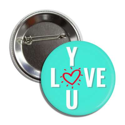 love you crossword aqua button