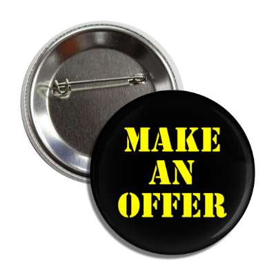 make an offer stencil black button