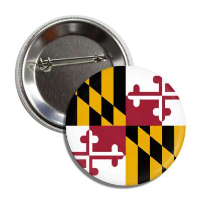 maryland state flag usa button