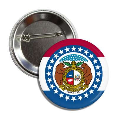 missouri state flag usa button