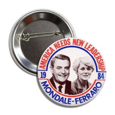 mondale ferraro button