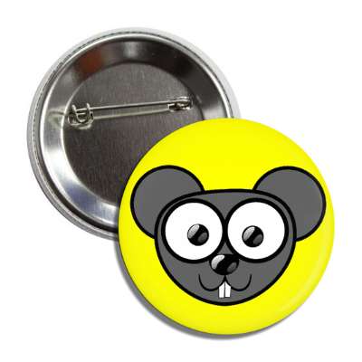 mouse cute cartoon button