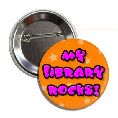 my library rocks button