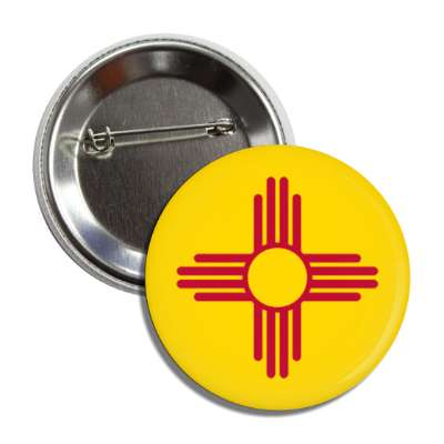 new mexico state flag usa button