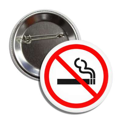 no smoking symbol red slash button