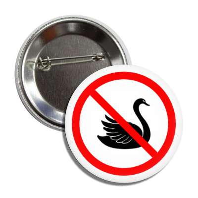 no swans silhouette red slash button