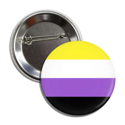 nonbinary pride flag button