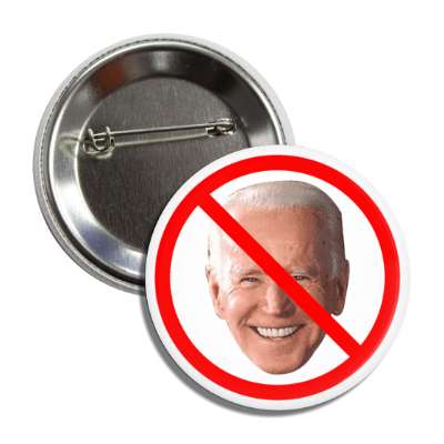 not my president biden red slash button