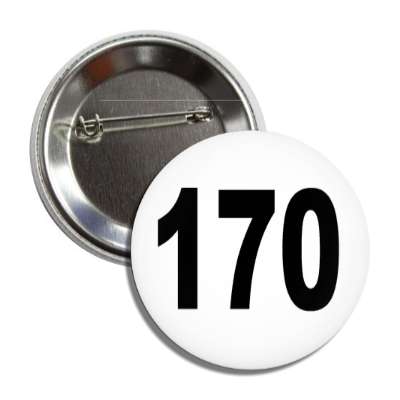 number 170 white black button