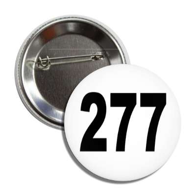 number 277 white black button