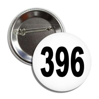 number 396 white black button