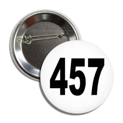 number 457 white black button