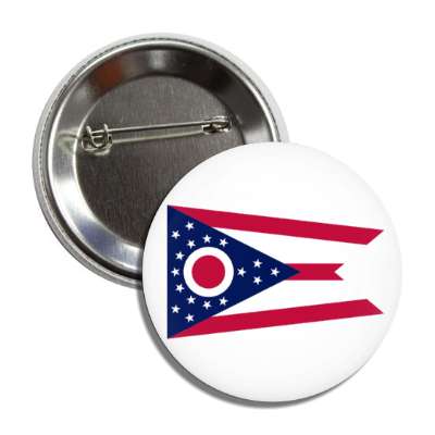 ohio state flag usa button