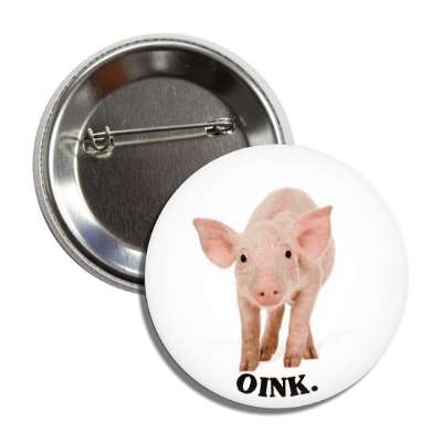 oink piglet button